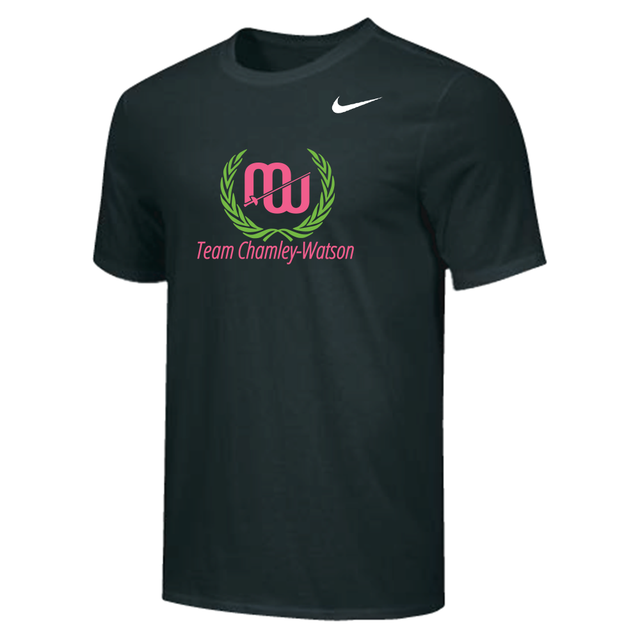 Nike Mens Fencing MCW Crest Full Chest Dri-Fit S/S Tee - Black