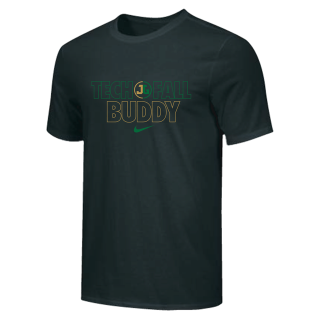 Nike Youth Wrestling Tech Fall Buddy Outline Dri-Fit Cotton S/S Tee - Black