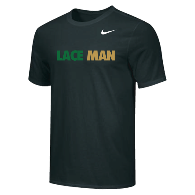 Nike Men's Wrestling Lace Man Dri-Fit Cotton S/S Tee - Black