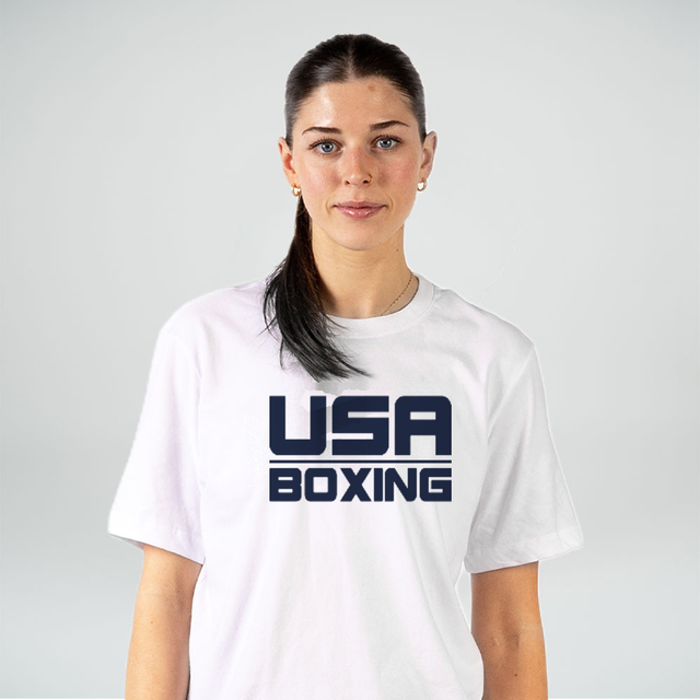 Nike Women's USA Boxing 100% Cotton Tee - White