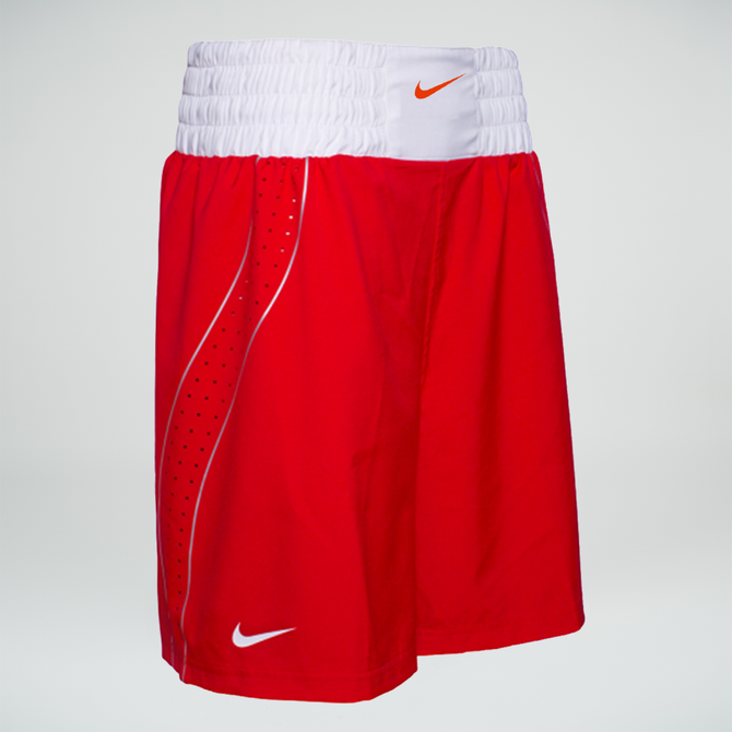 Nike Boxing Competition Short - Scarlet / White