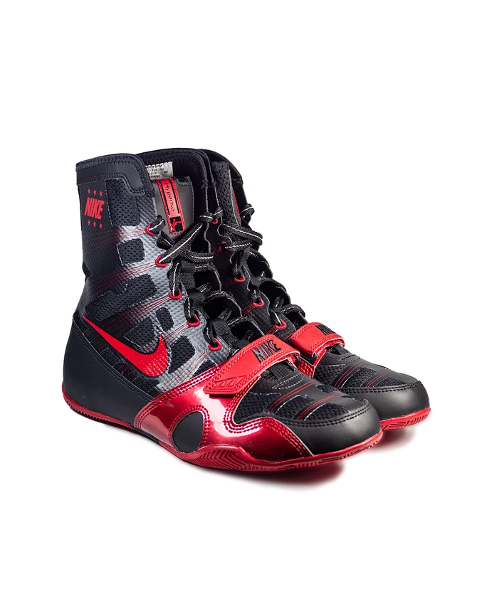 Nike HyperKO Boxing Shoes - Color: 001-Black / Red