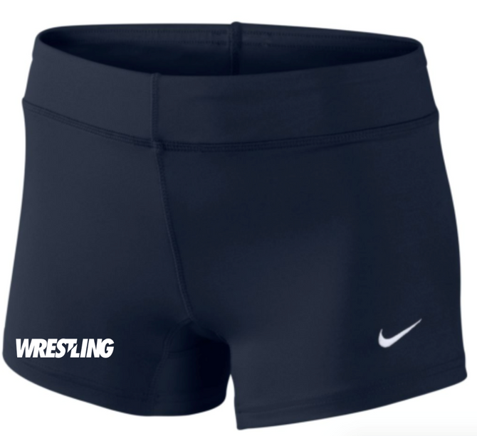 Nike Women's Wrestling Performance Game Short - Navy/White