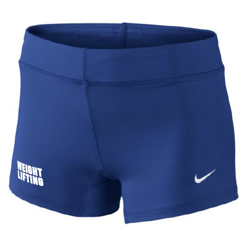 Nike Women's Weightlifting Performance Game Short - Royal/White