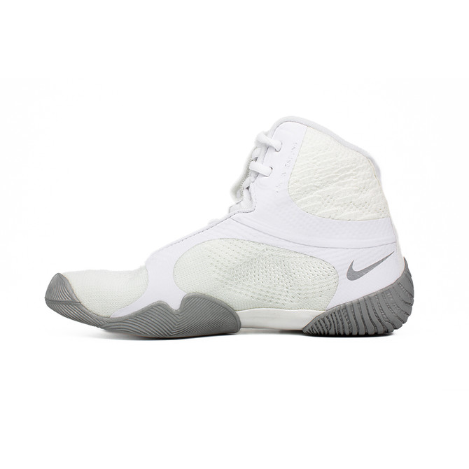 Nike Tawa Wrestling Shoes - Color: 100-White/Metallic Silver