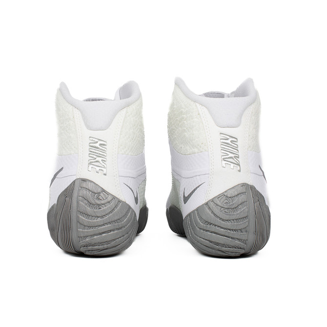 Nike Tawa Wrestling Shoes - Color: 100-White/Metallic Silver