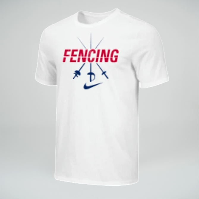 Nike Men's Fencing Swords Tee - White