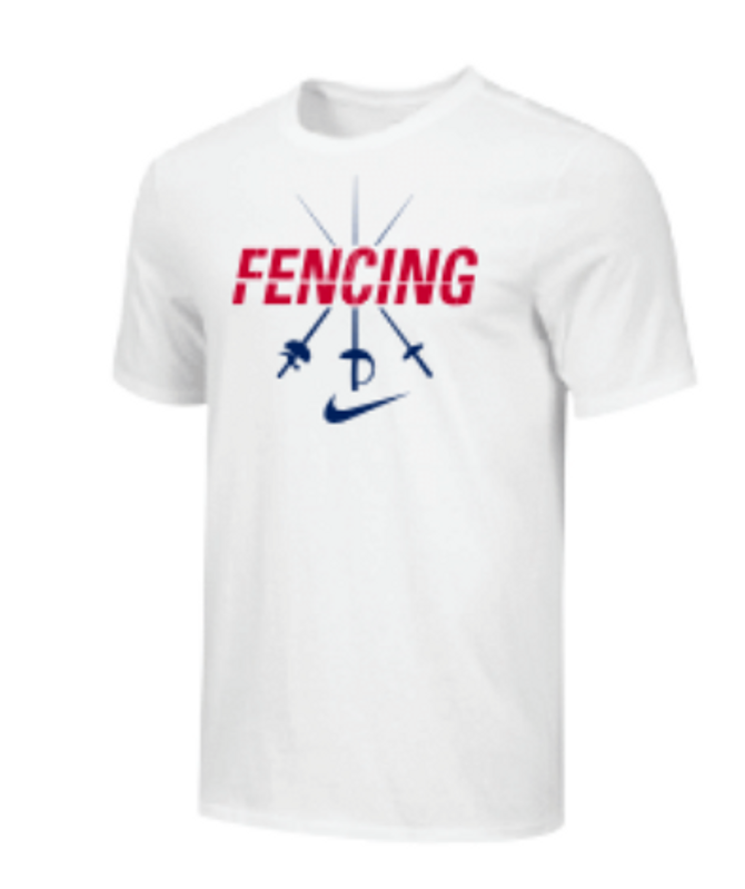 Nike Youth Fencing Swords Tee - White
