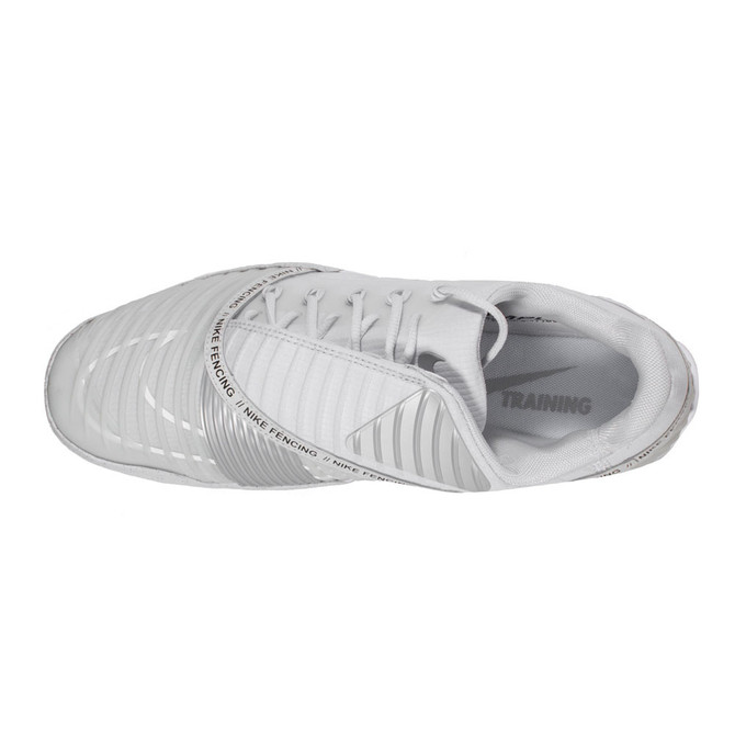 Nike Ballestra 2 Fencing Shoes  - Color: 010-Photon Dust / Metallic Silver
