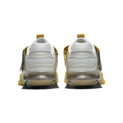 Nike Savaleos Weightlifting Shoes - Color: 101-White / Metallic Gold / Wolf Grey Photon Dust