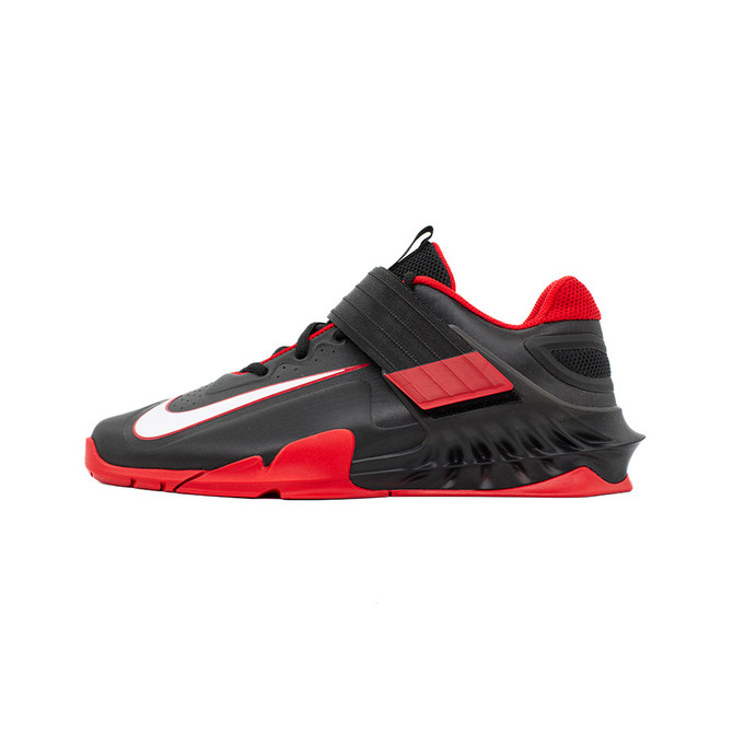 Nike Savaleos Weightlifting Shoes - Color: 002-Black/White/University Red