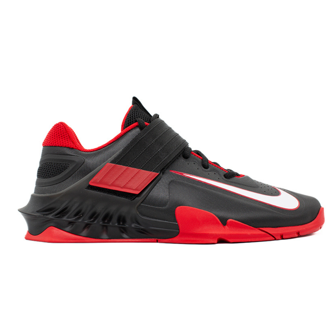 Nike Savaleos Weightlifting Shoes - Color: 002-Black/White/University Red