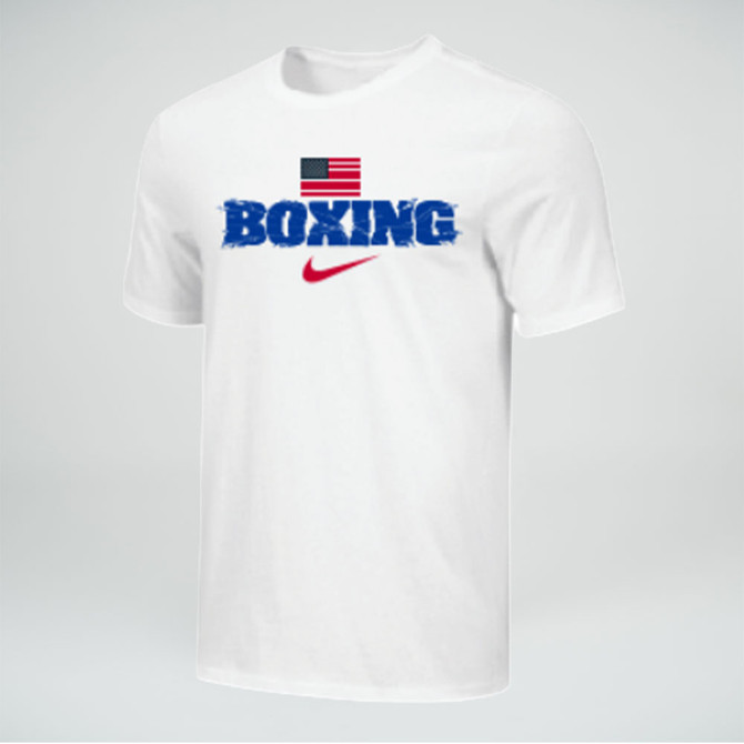 Nike Women's Boxing USA Flag Tee - White