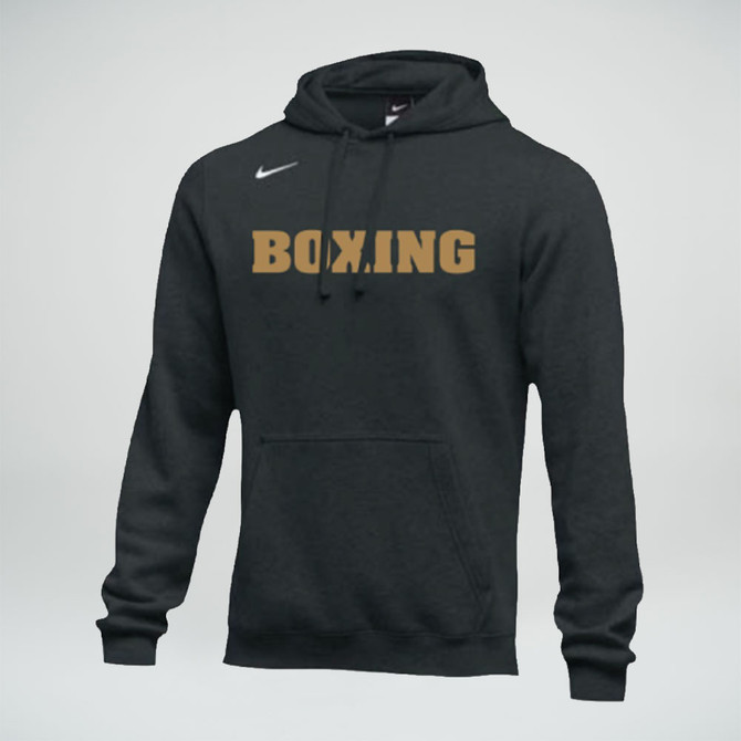 Nike Men's Boxing Club Fleece Hoodie - Black/Gold