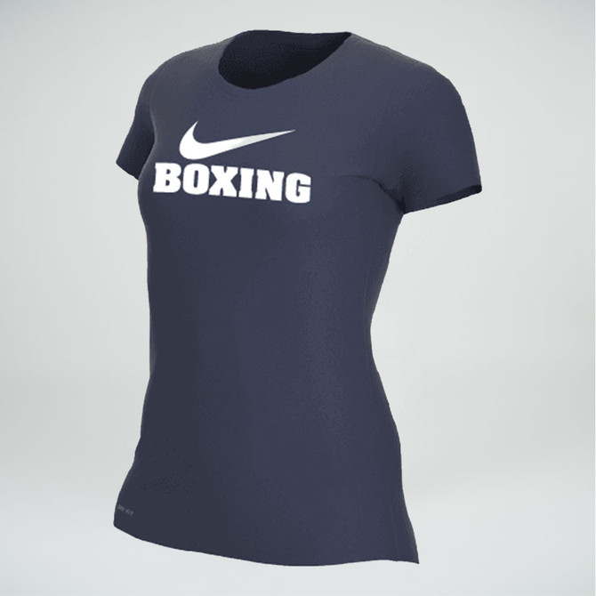 Nike Women's Boxing Tee - Navy