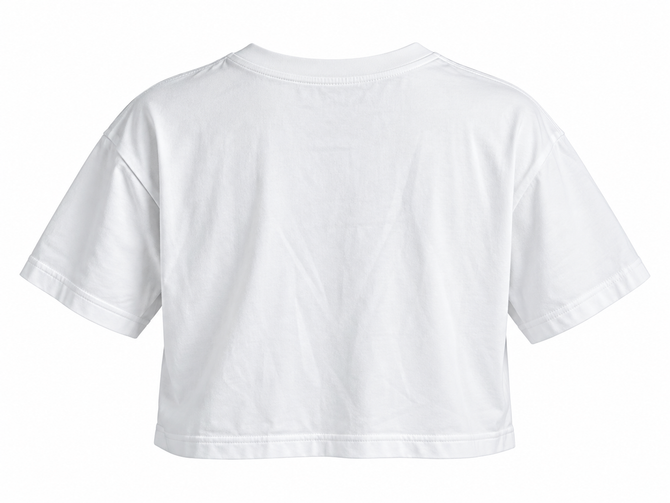 Nike Women's Cheer Arch Crop Dri-FIT Cotton Tee - White 