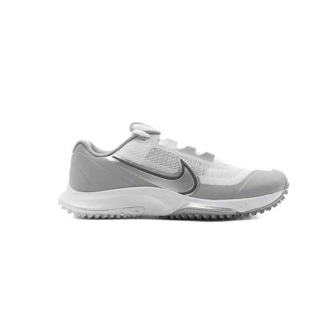 Nike React Vapor Drive 2 Field Hockey Shoes - Color: 101 White/Smoke Grey/Metallic Silver