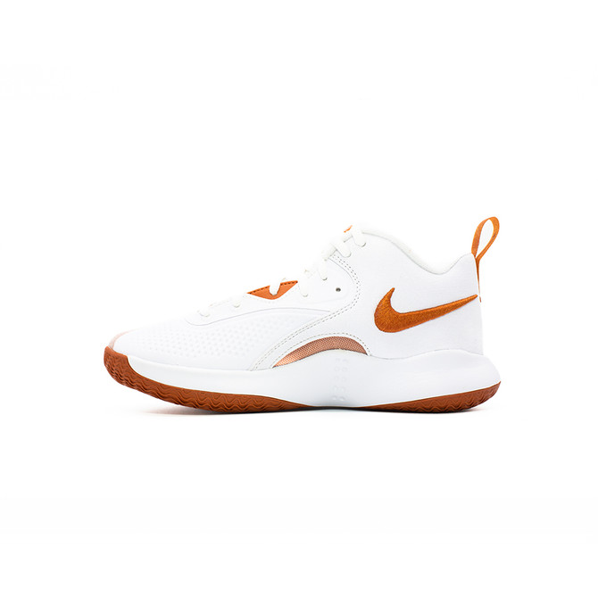 Nike Zoom Hyperset 2 Volleyball Shoes - Color: 105 - White/White Desert Orange