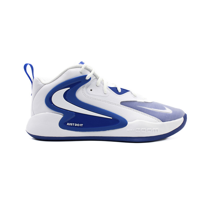 Nike Zoom Hyperset 2 Volleyball Shoes - Color: 108 - White/White-Game Royal