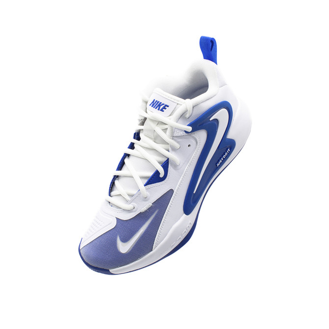 Nike Zoom Hyperset 2 Volleyball Shoes - Color: 108 - White/White-Game Royal