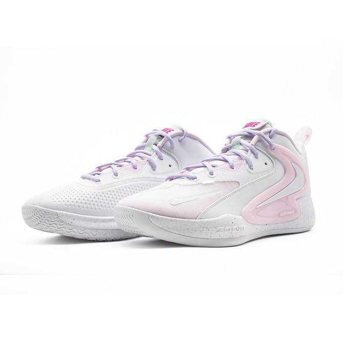 Nike Zoom Hyperset 2 SE Volleyball Shoes - White/Hyper Pink Mint