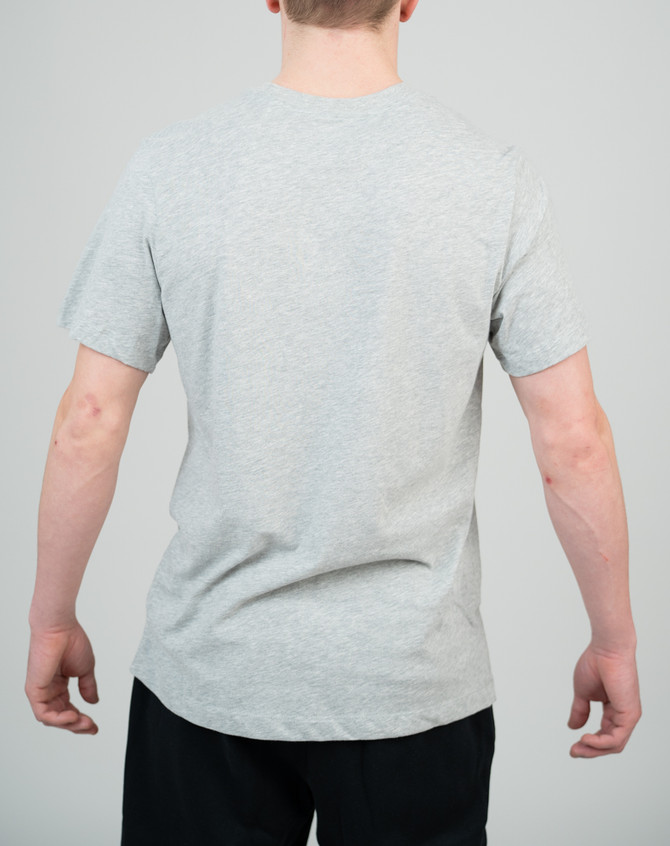 Nike Men's Wrestling Disc Dri-Fit Cotton Tee - Grey/Black