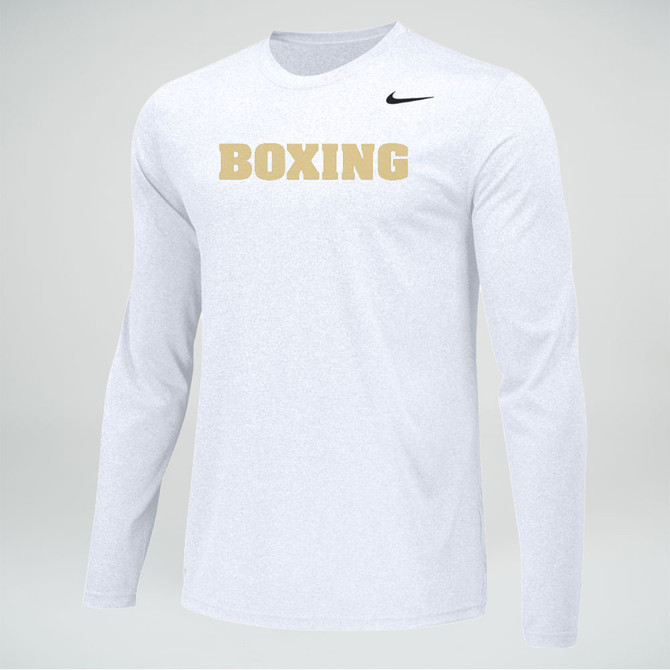 Nike Men's Boxing Team Legend LS Crew - White/Gold