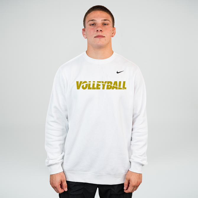 Nike Men's Volleyball Team Legend LS Crew - White/Gold