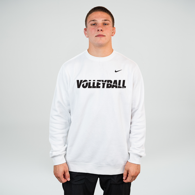 Nike Men's Volleyball Team Legend LS Crew - White/Black