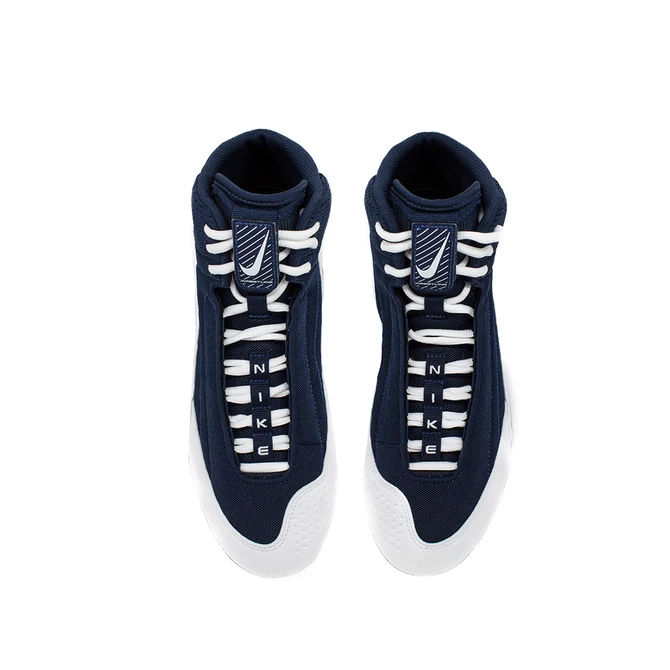 Nike Inflict 4 Wrestling Shoes - Color: 101 - White/College Navy