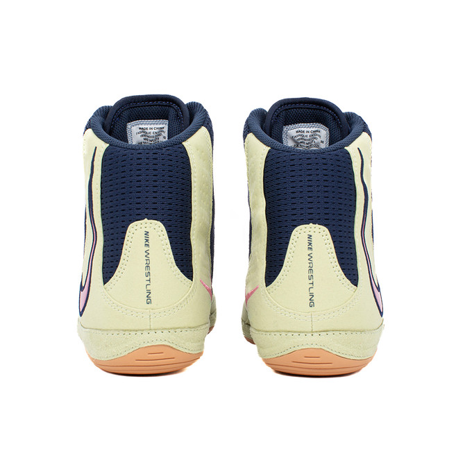 Nike Inflict 4 Wrestling Shoes - Color: 400 - College Navy/ Peony-Olive Aura