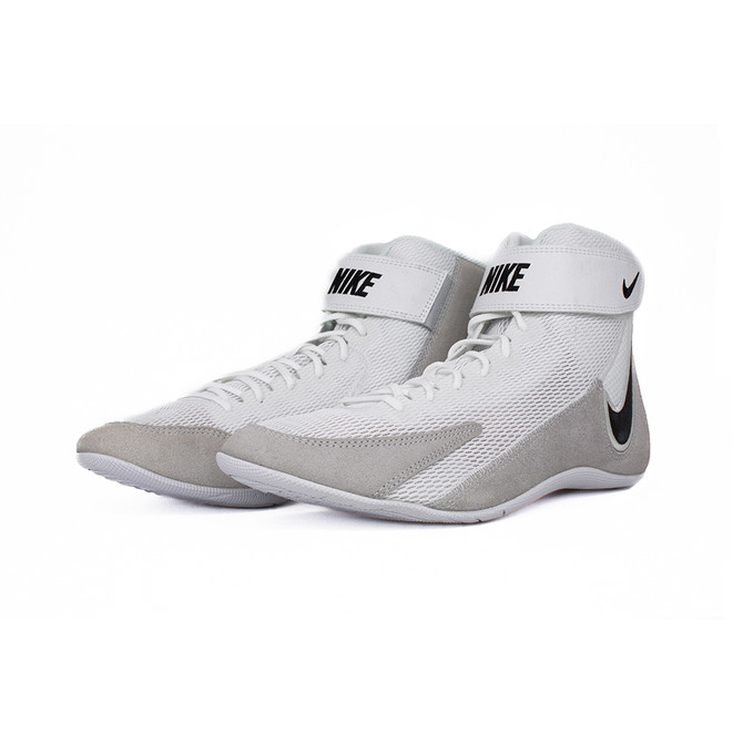 Nike Youth Speedsweep VIII GS Wrestling Shoes - Color: 100-White/Black-White/Photon Dust