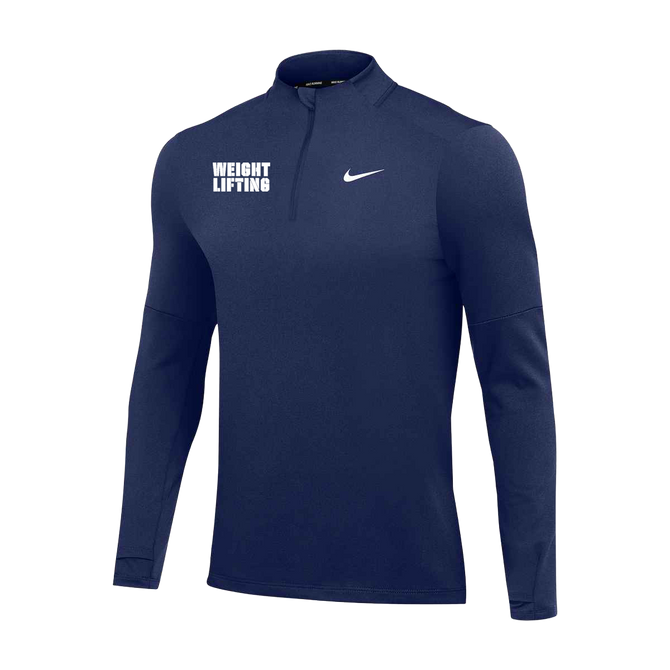 Nike Men’s Weightlifting Dri-FIT Element Top Half Zip - Navy