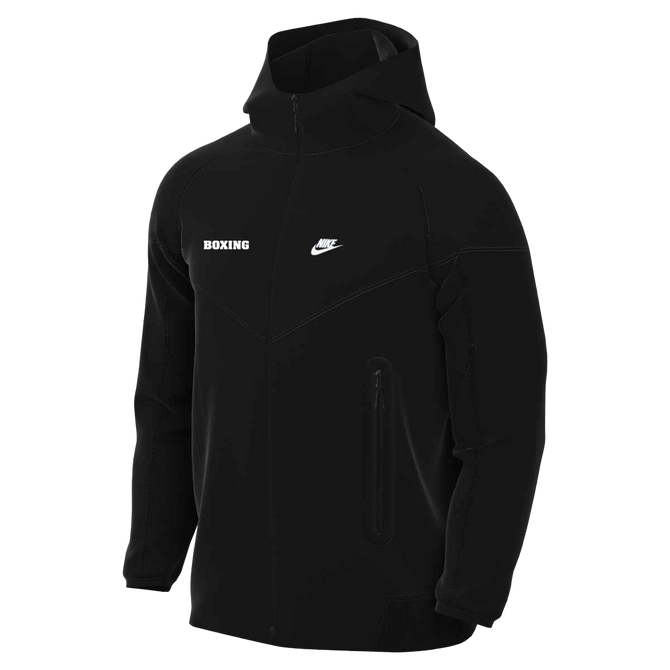 Nike Men's Boxing Team Tech Fleece Windrunner Hoodie Full-Zip - Black