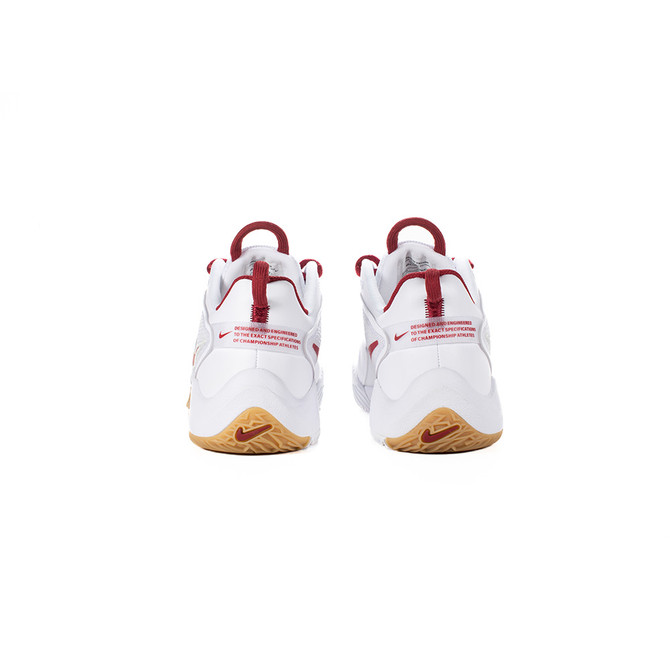 Nike Air Zoom Hyperace 3 Volleyball Shoes - White/Team Crimson/Photon Dust