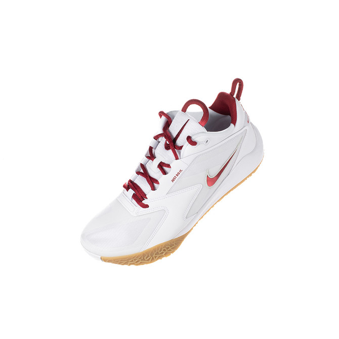 Nike Air Zoom Hyperace 3 Volleyball Shoes - White/Team Crimson/Photon Dust