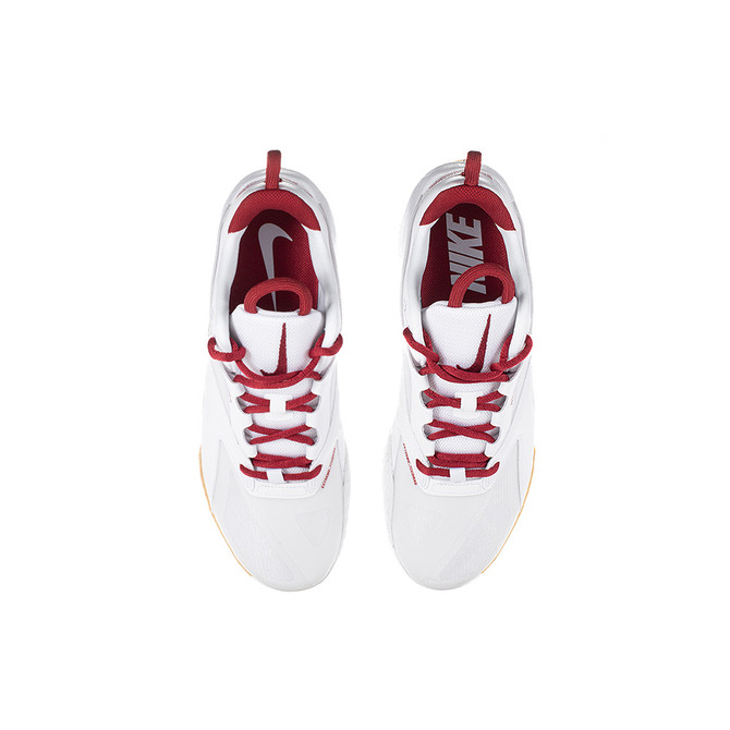 Nike Air Zoom Hyperace 3 Volleyball Shoes - White/Team Crimson/Photon Dust