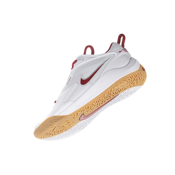 Nike Air Zoom Hyperace 3 Volleyball Shoes - White/Team Crimson/Photon Dust