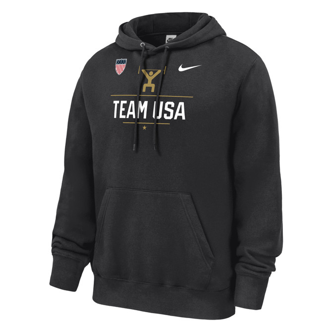 Nike Men's Weightlifting Team USA Club Fleece Hoodie - Black