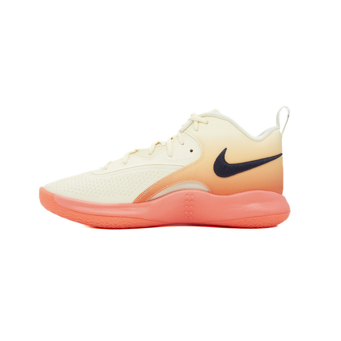 Nike Zoom Hyperset 2 SE Volleyball Shoes -  Coconut Milk / Cave Purple / Hot Lava