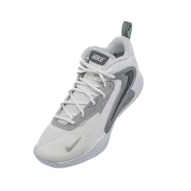 Nike Zoom Hyperset 2 SE Volleyball Shoes - Color: 101 - Summit White/Metallic Silver/Pure Platinum
