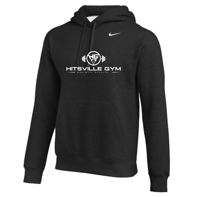 Nike Men's Club Fleece Pullover Hoodie - HG - Black