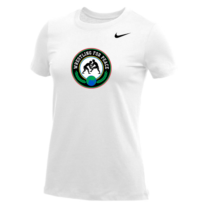 Nike Women's S/S 100% Cotton Tee -WFP - White