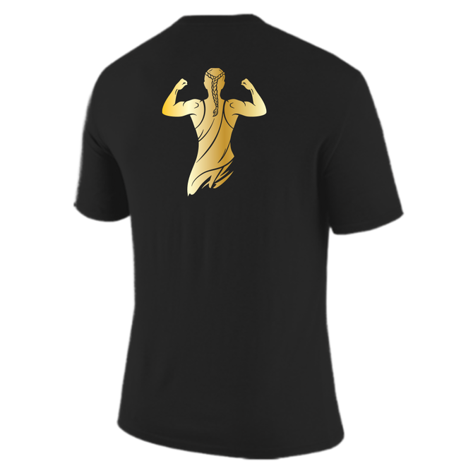 Nike Womens Wrestling AE Monogram With Amit Flex Dri-Fit Cotton SS Tee - Black
