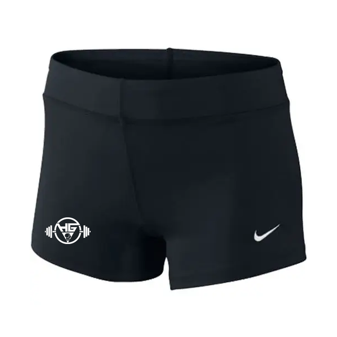 Nike Women's Performance Game Short - HG Circle - Black
