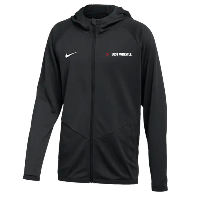 Nike Youth Wrestling Just Wrestle Pocket Relentless Full-Zip Jacket - Black/White
