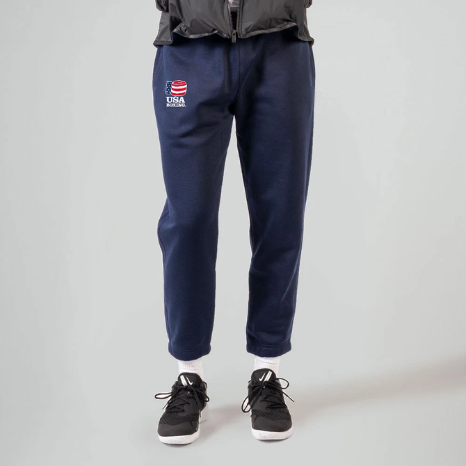 Nike Women's USA Boxing Flag Fleece Training Pants - Navy