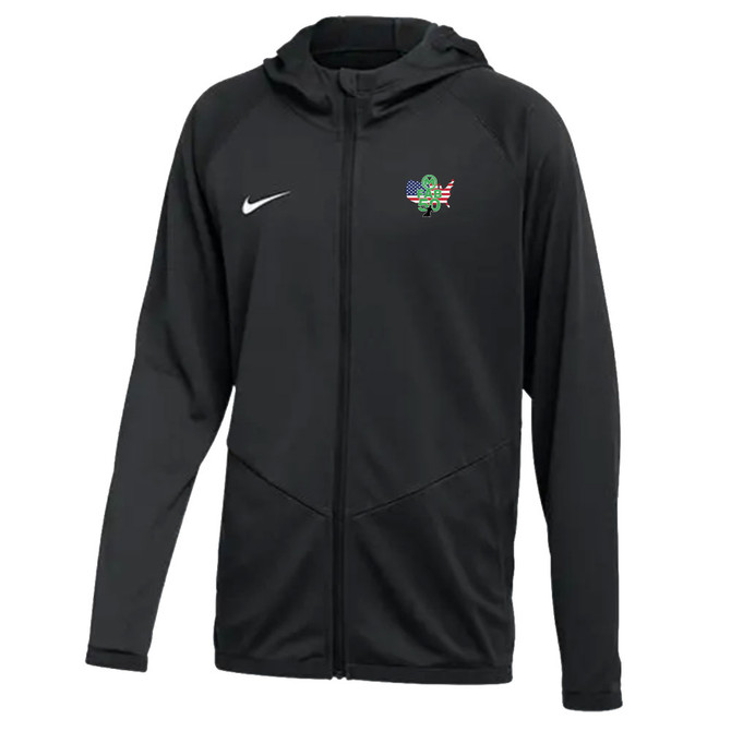 Nike Youth Fab 50 Flag Pocket 1/2 Zip Top- Black/White