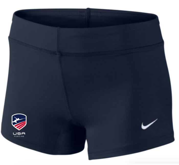 Nike Women's USA Fencing Performance Game Short - Navy/Red/White