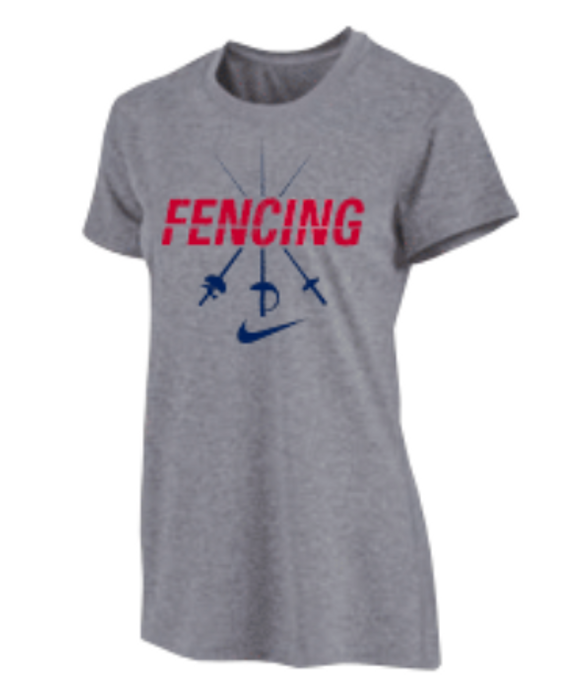 Nike Women's Fencing Swords Tee - Grey 
